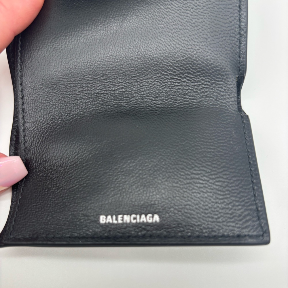 Balenciaga Le Cagole Mini Leather Wallet - Picture 11 of 14